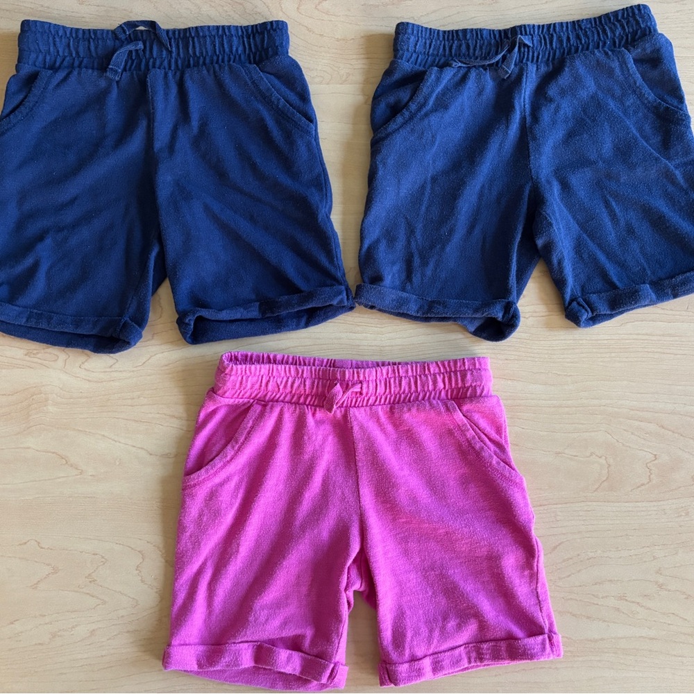 Jumping Beans Kids Shorts Set - Navy and Pink